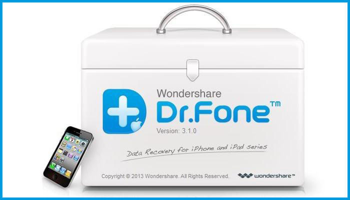 Wondershare ios data recovery
